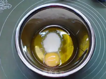 Make Olive oil sesame step 1