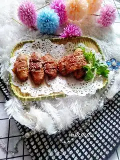 Make Garlic chicken wings step 9