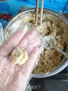 Make Tofu chicken veggie balls step 9