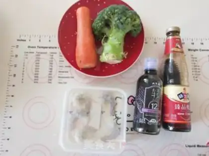 Make Crayfish broccoli step 0