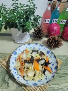 Make Fresh lilies for wood and carrots step 8
