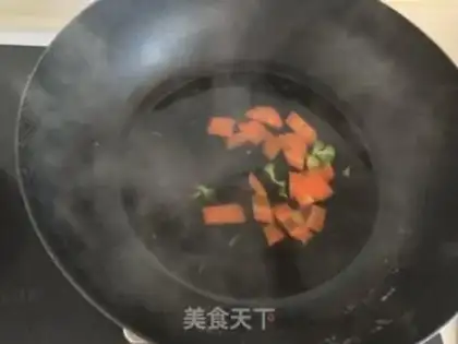 Make Crayfish broccoli step 2