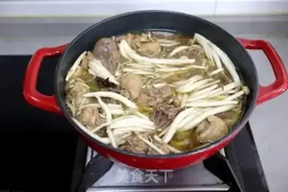 Make Chicken stew mushrooms step 8