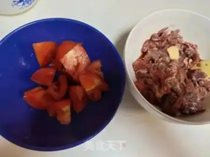 Make Tomato beef step 0