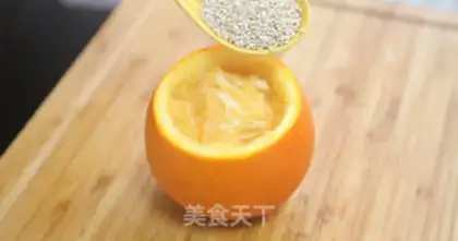 Make Quinoa steamed orange step 4
