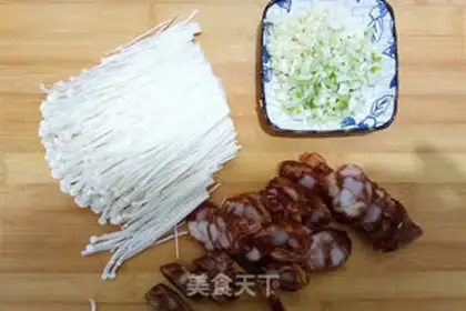 Make Weenie fan steamed acne mushroom step 1