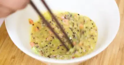 Make quinoa eggcake step 4