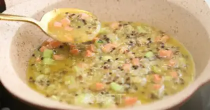 Make quinoa eggcake step 5