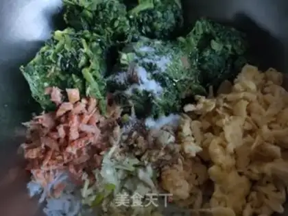 Make Corn paste eggs steam step 7