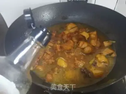 Make Red chicken is a flower step 7