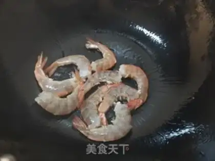 Make Shrimp burns beans step 3
