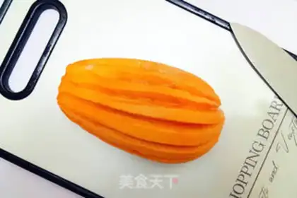 Make Orange papaya step 5