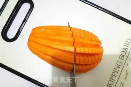 Make Orange papaya step 6