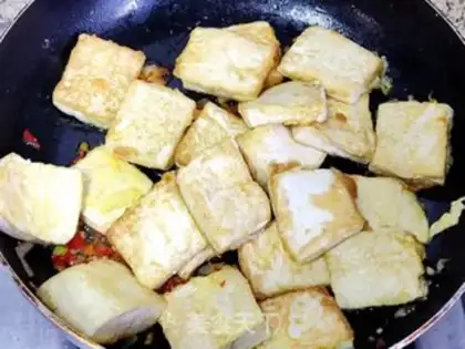 Make Fish tofu step 5