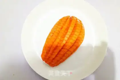 Make Orange papaya step 7