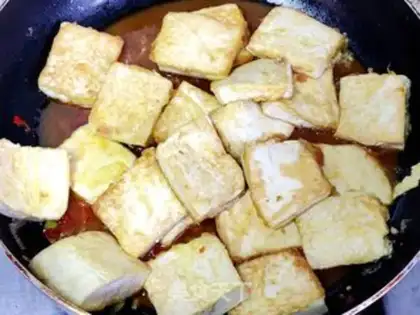Make Fish tofu step 6