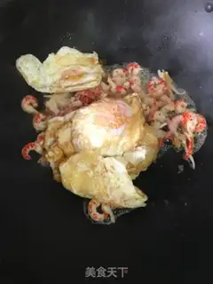 Make Shrimp with eggs step 5