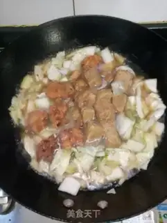 Make Bean tofu meatballs step 3