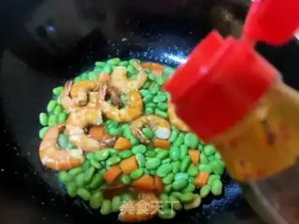 Make Shrimp burns beans step 9