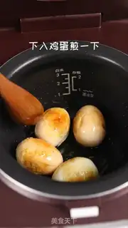 Make Coke eggs step 1