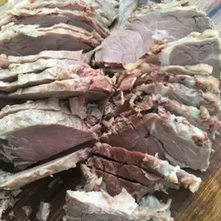 Make Red oil and donkey meat step 2