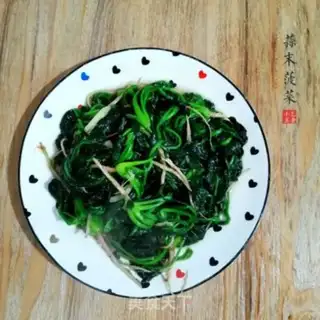 Make Garlic spinach step 3