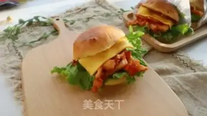 Make Homemade chicken cheeseburgers in Orleans step 6