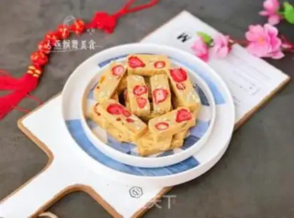 Make Salted egg yogurt berries step 12