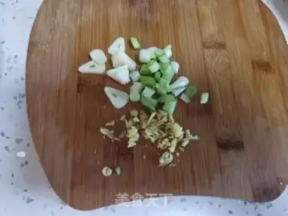 Make Vegetable fried meat step 1