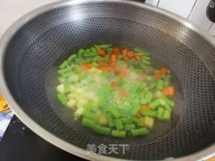 Make Vegetable fried meat step 4
