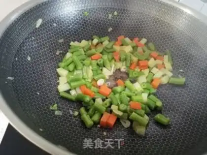 Make Vegetable fried meat step 7