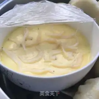 Make Silver fish steamed eggs step 7