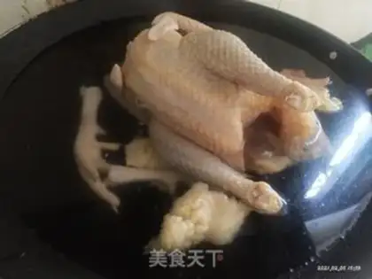 Make White pheasant step 0