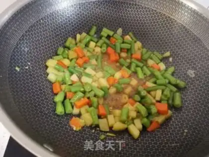 Make Vegetable fried meat step 8
