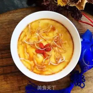 Make Silver fish steamed eggs step 10