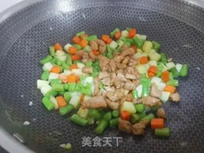 Make Vegetable fried meat step 9