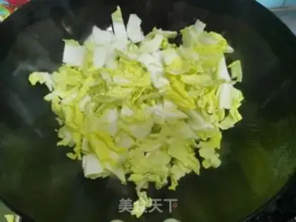 Make Weenie and cabbage step 2