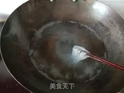 Make Fan spinach step 1