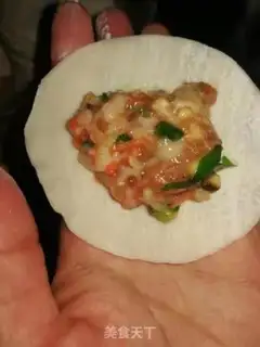 Make Spam dumplings step 1