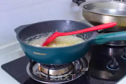 Make Sesame peanut sugar step 3