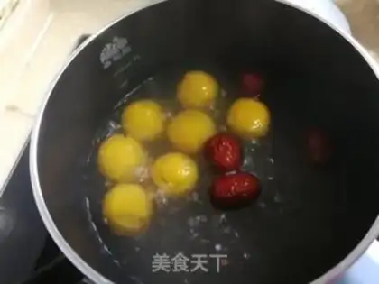 Make Red-tree pumpkin sesame soup step 4