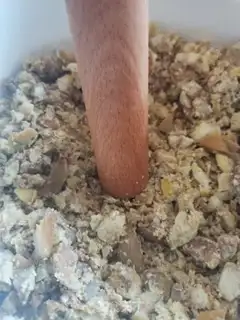 Make Pine chestnut souffle step 4