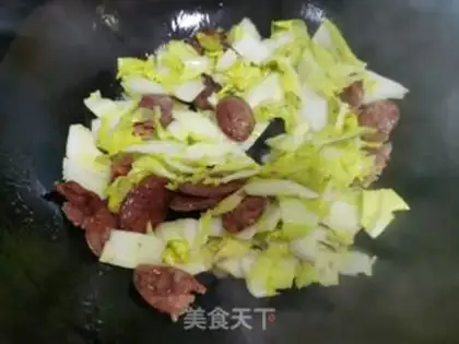 Make Weenie and cabbage step 5