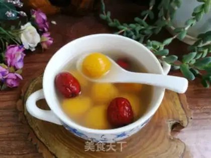 Make Red-tree pumpkin sesame soup step 5