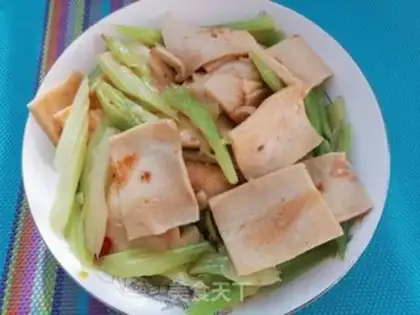 Make The celery makes thousands of tofu step 6