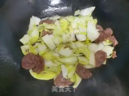 Make Weenie and cabbage step 6
