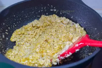 Make Sesame peanut sugar step 6