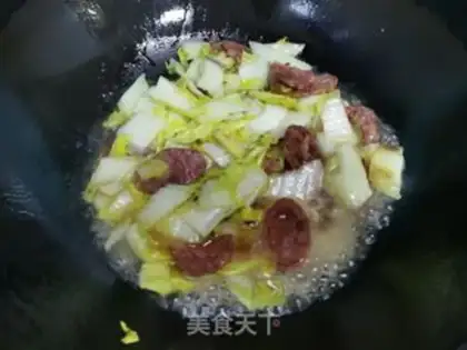 Make Weenie and cabbage step 7