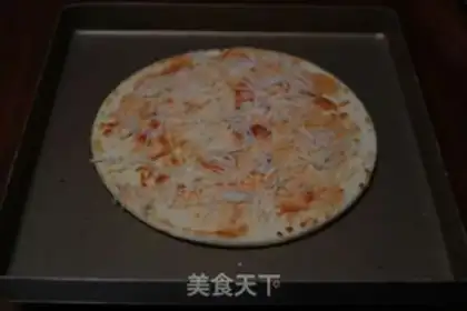 Make Ham pizza step 4