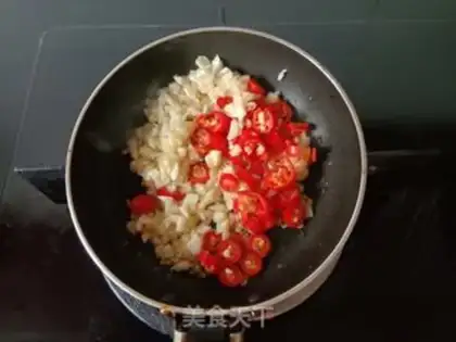 Make Fan spinach step 3